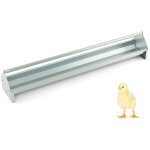 Maisonchic - mangeoire  poulet en mtal mangeoire pour poules en mtal galvanis trous de drainage poigne ...
