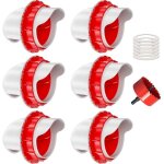 Mangeoires à volaille diy sans gaspillage, 6 ports avec scie cloche pour seaux, abreuvoirs Mangeoires à volaille diy sans gaspillage, 6 ports avec scie cloche pour seaux, abreuvoirs