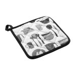 Manique de cuisine avec silicone  kitchen  19cm noir
