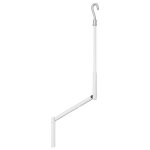 Store menuiserie - manivelle  crochet, longueur 1200, blanc, pour store banne, fabrication franaise ...