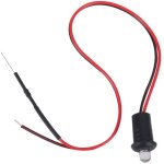 Mannequin clignotant 12v fausse alarme voiture avec led rouge montage tableau de bord