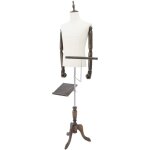 Mannequin homme habill�, demi - corps, avec porte - pantalon support de chaussure, hauteur ajustable ...