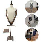 Mannequin masculin - rglable en hauteur 90 pivotant, prsentoir de vtements, porte - costume rtro ...