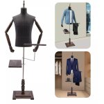 Mannequin masculin, réglable en hauteur90° pivotant, porte - costume rétro homme avec porte - pantalon ... Mannequin masculin, réglable en hauteur90° pivotant, porte - costume rétro homme avec porte - pantalon ...