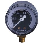 Manom�tre de 0 - 600 mbar pour d�tendeur 4kg / h - gurtner
