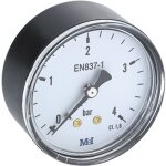 Manomètre axial sec mâle 1 / 8' (5 / 10) - Ø40 mm - 0 à 25 bar - boîtier abs cl. 1, 6 arcanaute Manomètre axial sec mâle 1 / 8' (5 / 10) - Ø40 mm - 0 à 25 bar - boîtier abs cl. 1, 6 arcanaute