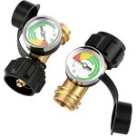 Manom�tre pour bouteilles de propane avec indicateur de pression et de niveau pour bouteilles de 5 � ...