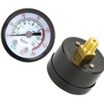 Manom�tre � compresseur d'air, 0180 psi manom�tre de pression d'air pour compresseur d'air, 42 mm manom�tre ...
