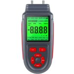 Manomtre numrique double port testeur de pression de gaz d'air manomtre diffrentiel avec cran lcd ...