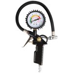 Manom�tre num�rique pour pneus, gonfleur de pneus, 220 psi, 4 graduations, flexible, compresseur, manom�tre ...