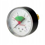 Manom�tre de pression diam�tre 63 mm, plage 0 - 10 bar, arri�re