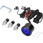 Manomtre de pression d'air  triple affichage led manomtre de suspension pneumatique numrique 0 - ...