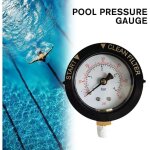 [jamais utilis] manomtre de pression pour piscine, filetage mle g1 / 4, 0  60 psi, haute fiabilit, ...