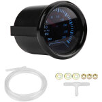 Manom�tre turbocompress�, jauge turbo boost en alliage d'aluminium led bleu rouge conception pr�cise ...