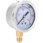 Manom�tre � vide rempli d'huile radial 40bar 1 / 4bsp y60, 0, 40 bar, 0, 600 psi, manom�tre de haute ...