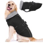 Manteau chaud et r�fl�chissant pour chien, veste polaire imperm�able et coupe - vent, manteau d'hiver ...