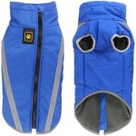 Manteau impermable bleu pour chien, veste d'hiver chaude, coupe - vent pour chiot, gilet rflchissant, ...