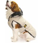 Manteau matelass pour chiens - beige - 47 cm - fashion dog