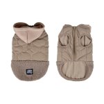 Manteau matelass pour chien  teddy  35cm beige
