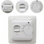 Manuel thermostat d'ambiance chauffage au sol electrique avec sonde ac 220v 16a, rgulateur de thermostat ...