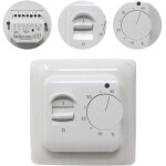 Manuel thermostat d'ambiance chauffage au sol electrique avec sonde ac 220v 16a, rgulateur de thermostat ...