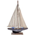 Maquette de voilier d�corative en bois pour la maison et le bureau, design nautique r�aliste, id�ale ...