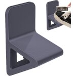 Marchepied de douche triangulaire stable pour le rasage des jambes (1 gris fonc�)