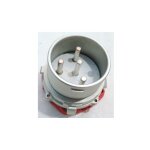 Marechal - connecteur 3p + t 150a 400v 50hz m�le rouge m�tal pour prise socle ip54 decontactor modulaire ...