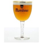 Maredsous - verre � bi�re 25 cl - calice demi - pinte officiel