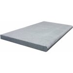 Stone by stone - margelle 3cm pierre marbrière - royal grey - 33x61x3cm bord rond - sablé brossé - vendu ... Stone by stone - margelle 3cm pierre marbrière - royal grey - 33x61x3cm bord rond - sablé brossé - vendu ...