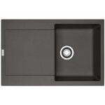 Franke - maris - evier en fragranite mrg 611, 78x50 cm, gris ardoise 114. 0713. 987