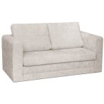 Bestmobilier - marilia - canap� 2 places convertible d�plimousse en velours textur�