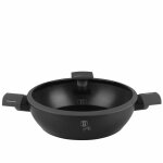 Marmite basse en titane avec couvercle 28 cm 3, 8 l berlinger haus anthracite bh - 8128