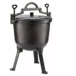 Marmite de chasse en fonte kinghoff kh - 2233, 10 l