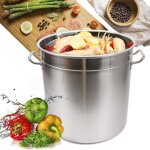 Marmite de cuisine marmite de bouillon avec couvercle 35 / 50 / 70 litre marmite de goulasch marmite ...