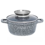 Marmite avec rev�tement en marbre 1, 3 l 16 cm klausberg kb - 7519