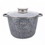 Marmite avec revtement en marbre 6, 2 l 24 cm klausberg kb - 7525