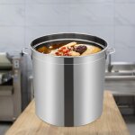Marmite � soupe en acier inoxydable - 50 l - grande capacit� - avec panier, couvercle et poign�e - pour ...