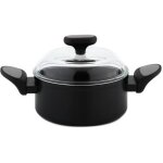 Marmite traditionnelle 18 cm avec couvercle salto silver 2 l nois