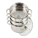 Marmite  vapeur kinghoff 5 pices 18 cm kh - 3317