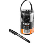 Marqueur de construction, noir, permanent, imperm�able, � base d'huile, multiple de 30 pcs.