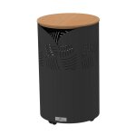 Coffre à granulés rond essentiel avec couvercle bambou - le marquier Coffre à granulés rond essentiel avec couvercle bambou - le marquier