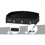 Plancha pure 375 noire gaz + housse de protection + kit de nettoyage le marquier Plancha pure 375 noire gaz + housse de protection + kit de nettoyage le marquier
