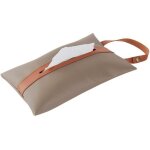 (marron) bo�te mouchoirs cuir pu �tui rangement papier visage support d'organisateur rectangulaire d�cor ...