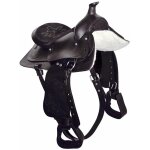 Marrone - selle western junior en cuir de la taille d'un poney, complte avec sitepod et triers