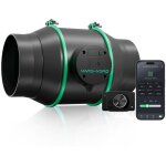 Ventilateur de conduit intelligent en ligne de 6 pouces pour kit de tente de culture de ventilation mars ...