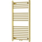Mexen - mars radiateur salle de bain 900 x 500 mm, 292 w, dor - w110 - 0900 - 500 - 00 - 50