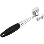 Marteau  viande double face en acier inoxydable, attendrisseur, maillet  steak, outil de barbecue