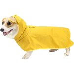 Masque facial transparent et imperm�able pour chiens de petite, moyenne et grande taille, jaune ? xl