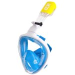 Masque de snorkeling intégral aga l / xl blanc / bleu Masque de snorkeling intégral aga l / xl blanc / bleu